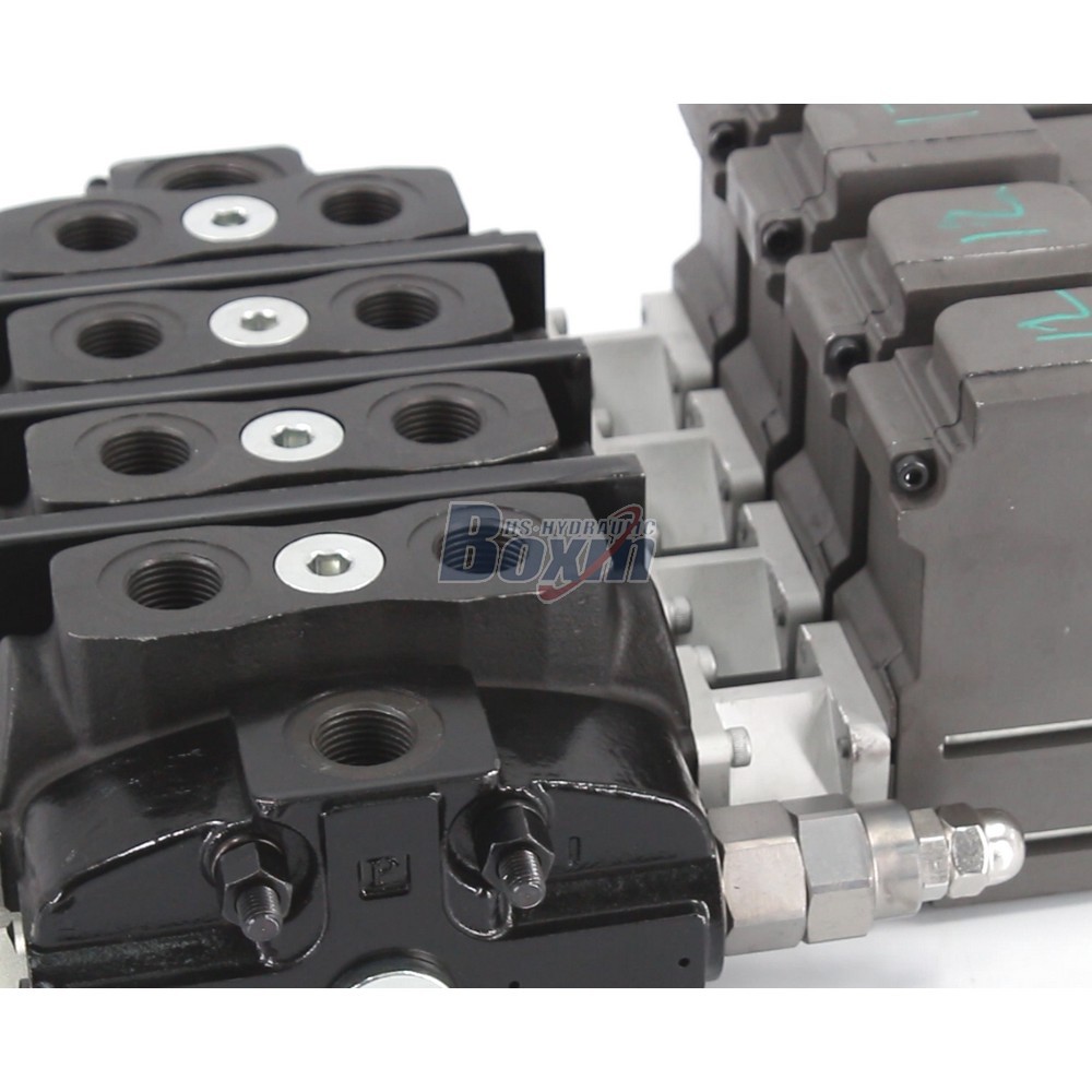 OEM ODM Customization Service for SD8EMA-4OT Electric Motor 4 Spool Sectional Directional Valve detail image